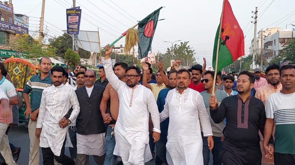‘মাদারীপুরে বিএনপির ৩১ দফা প্রচার— অ্যাডভোকেট মাসুদ পারভেজের মনোনয়ন দাবিতে তরুণদের শোডাউন’